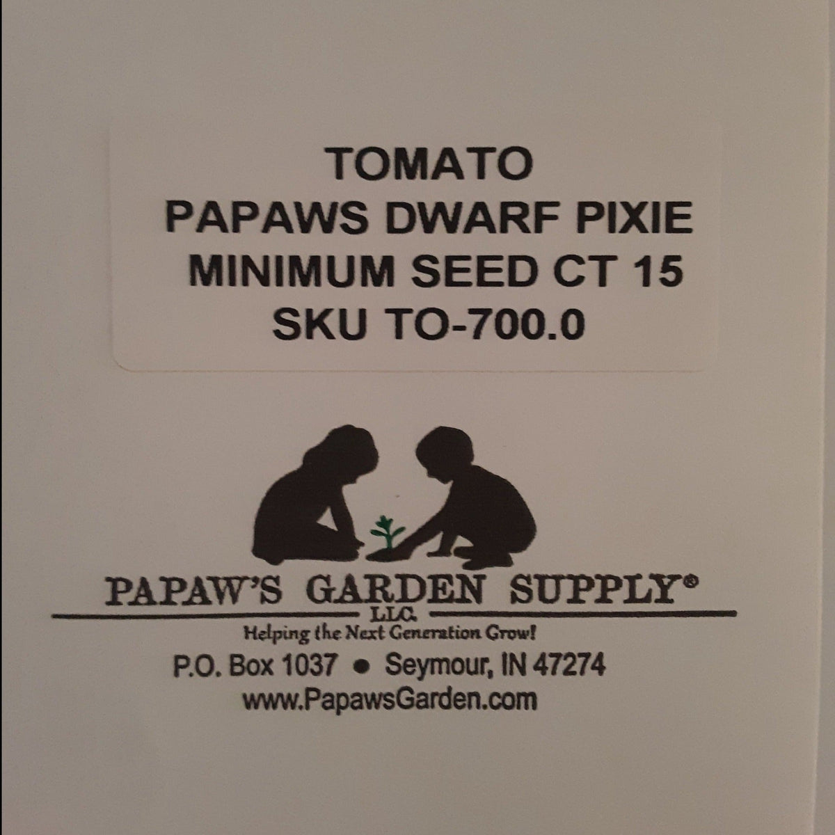 Papaw's Dwarf Pixie Tomato Seeds, image 4 of 6