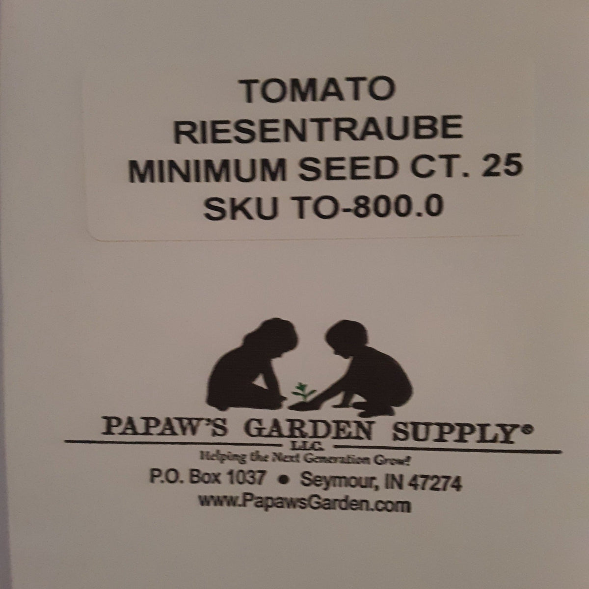Riesenstrabe Heirloom Cherry Tomato Seeds, image 2 of 5