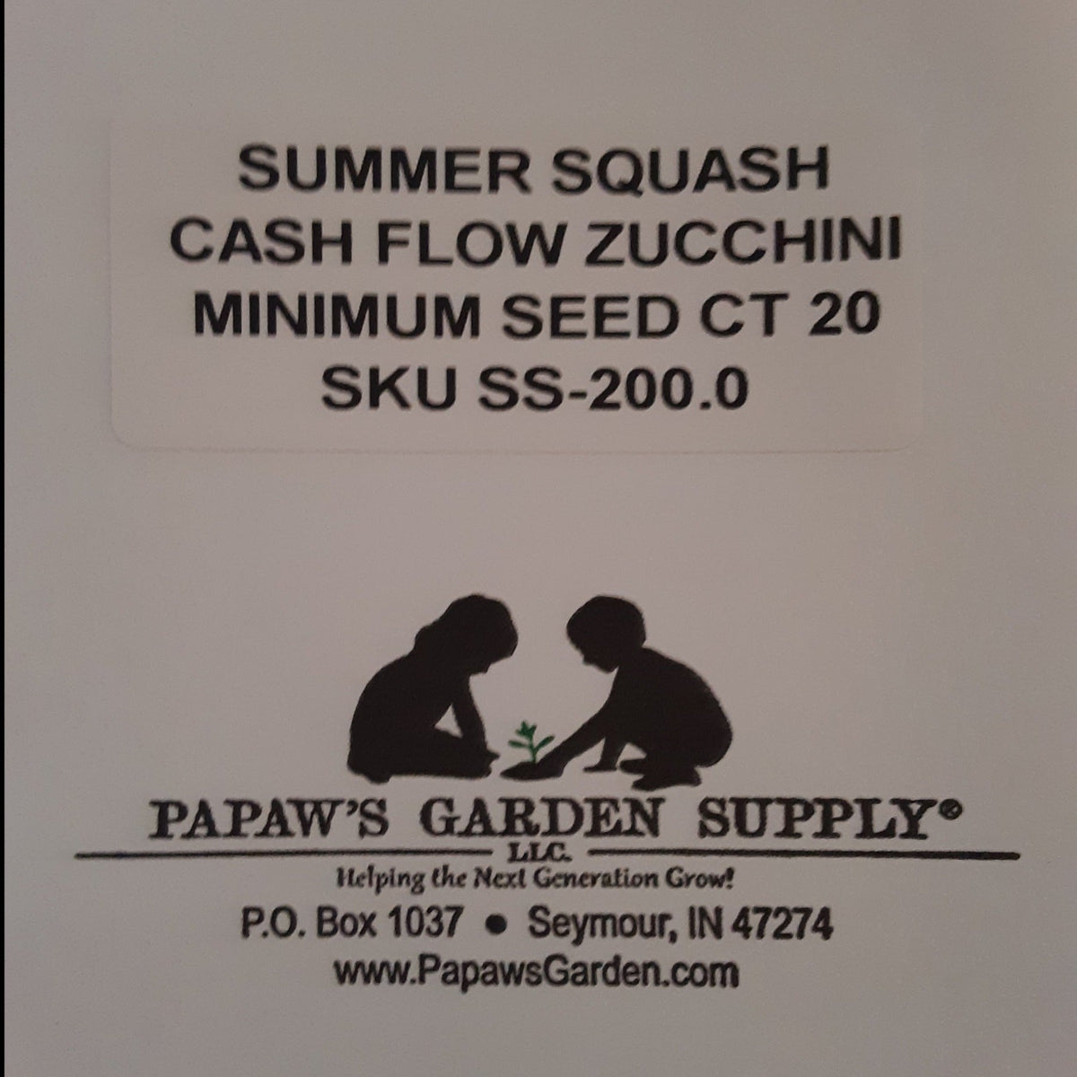 Cash Flow Hybrid Zucchini Summer Squash Seeds, image 3 of 5
