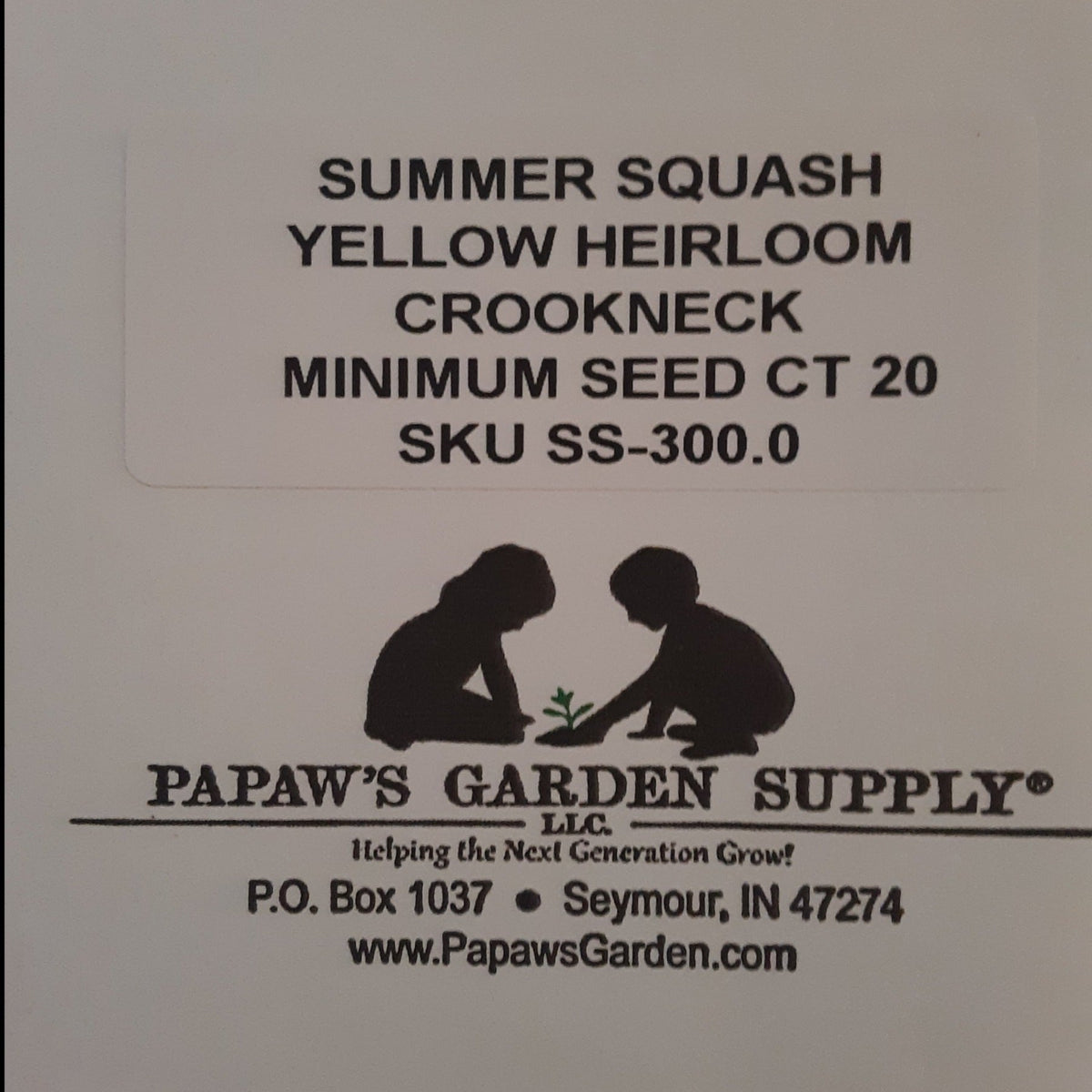 Yellow Heirloom Crookneck Summer Squash Seeds, image 3 of 5