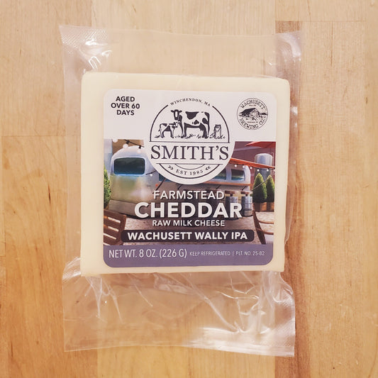 Wachusett Wally IPA Beer Cheddar, Cheese from Smith's Country Cheese