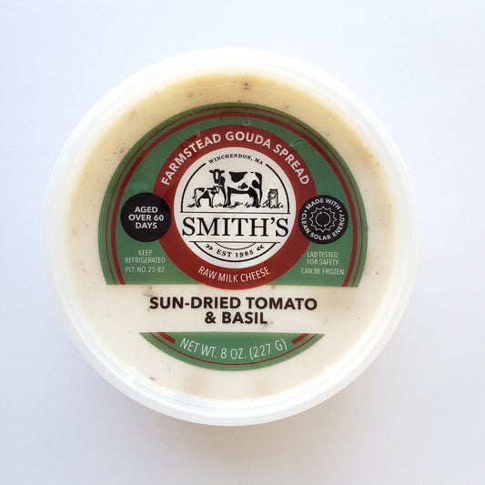 Gouda With Sundried Tomato & Basil Spread, Cheese from Smith's Country Cheese