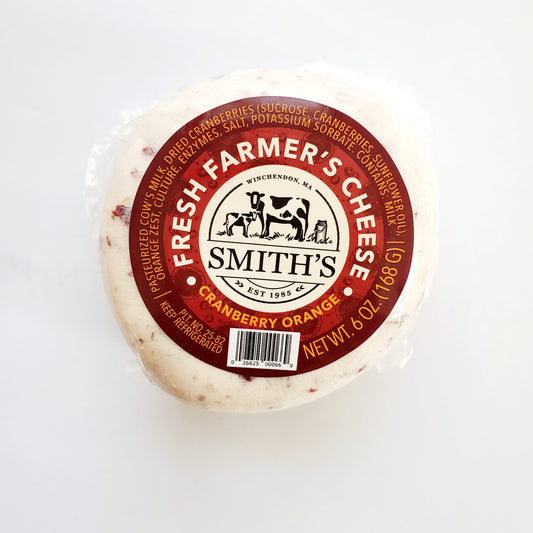 Cranberry Orange Fresh Farmer's Cheese from Smith's Country Cheese