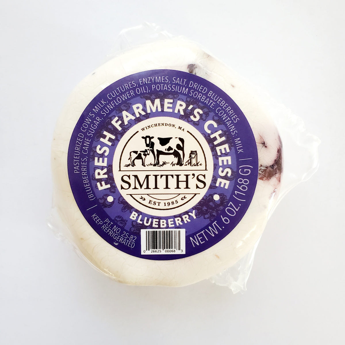 Blueberry Fresh Farmer's Cheese from Smith's Country Cheese