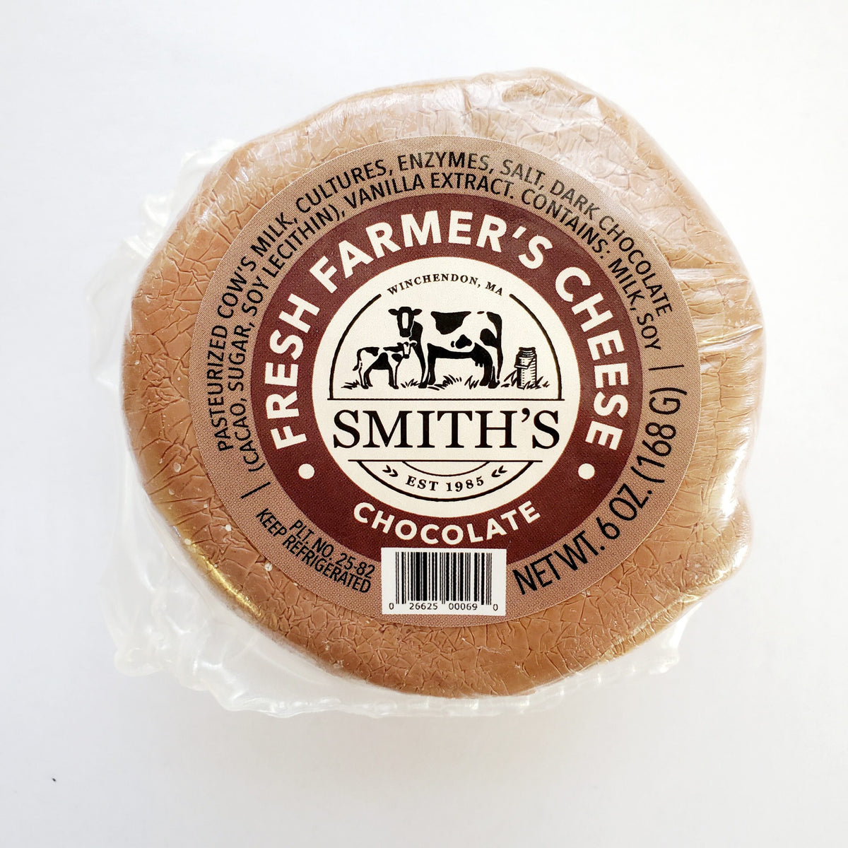 Chocolate Fresh Farmer's Cheese from Smith's Country Cheese