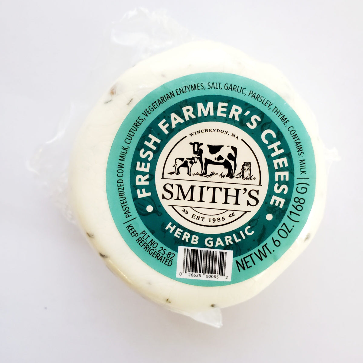 Herb Garlic Fresh Farmer's Cheese from Smith's Country Cheese