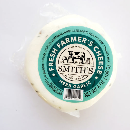 Herb Garlic Fresh Farmer's Cheese from Smith's Country Cheese