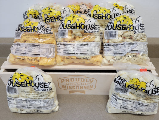 Award Winning Wisconsin Cheddar Curds 12oz by Mousehouse Cheesehaus