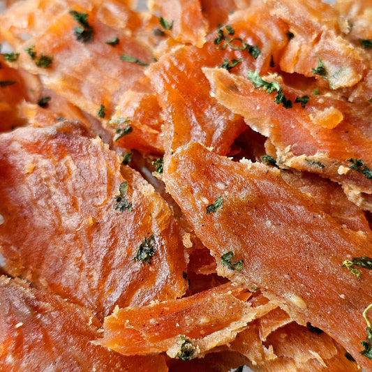 Garlic Butter Salmon Premium Fish Jerky