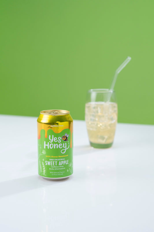 Sparkling Honey Sweetened Apple Soda Case, Beverage from Yes Honey
