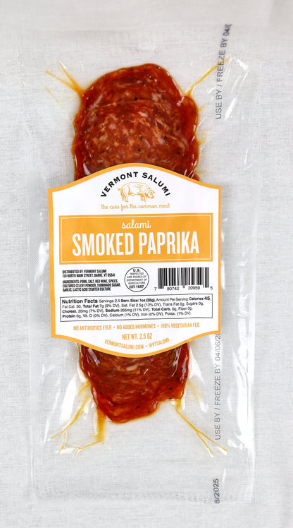 Smoked Paprika Sliced Salami (8 Pack)