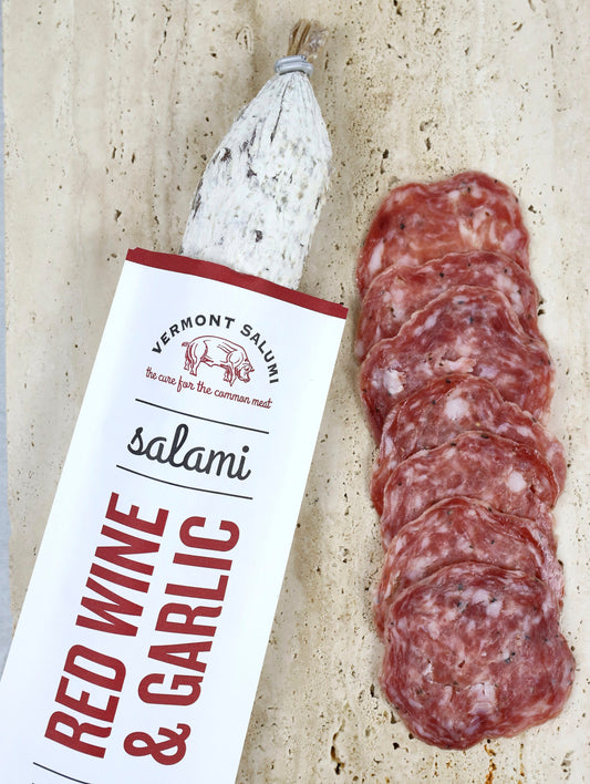 Red Wine and Garlic Salami (8 Pack)