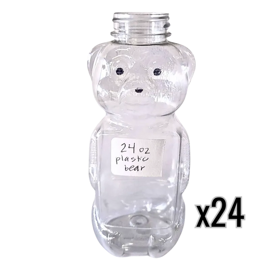 24 oz Plastic Flat Panel Honey Bears, image 6 of 8