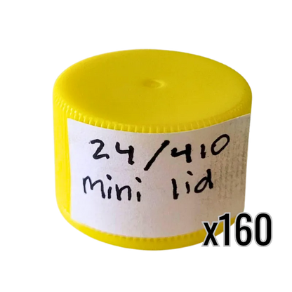 24/410 Mini Honey Bear Plastic Lids