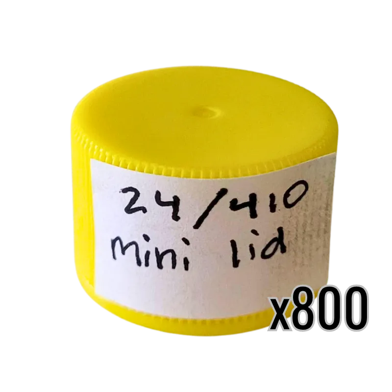 24/410 Mini Honey Bear Plastic Lids