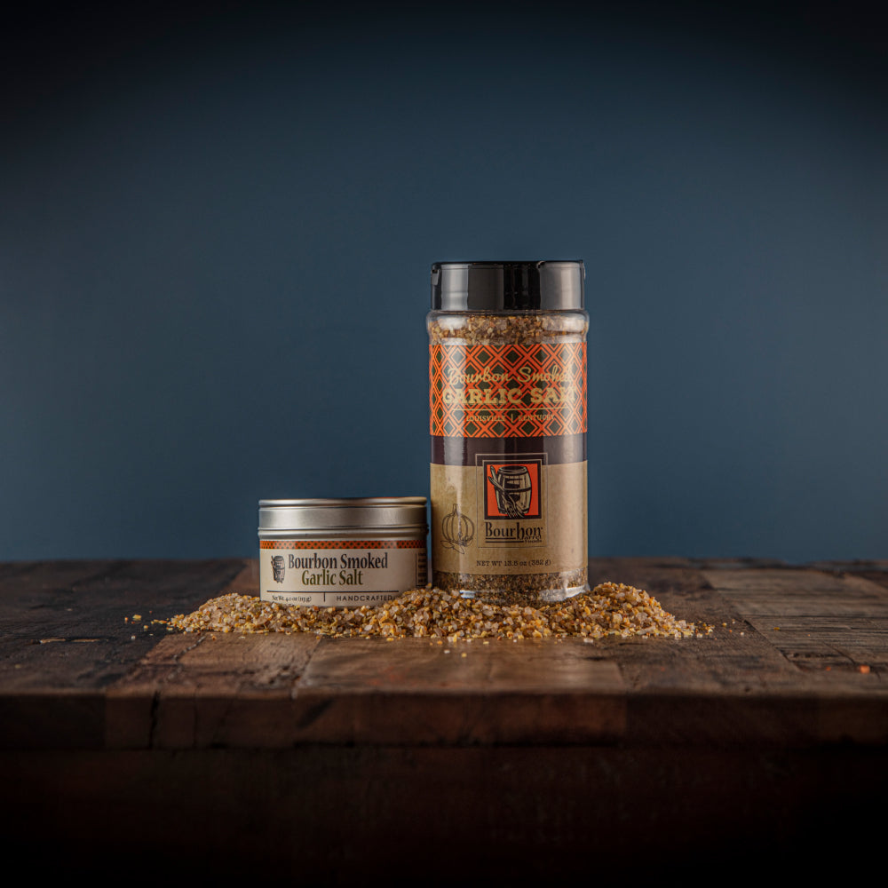 Bourbon Smoked Garlic Salt, Simple from Bourbon Barrel Foods
