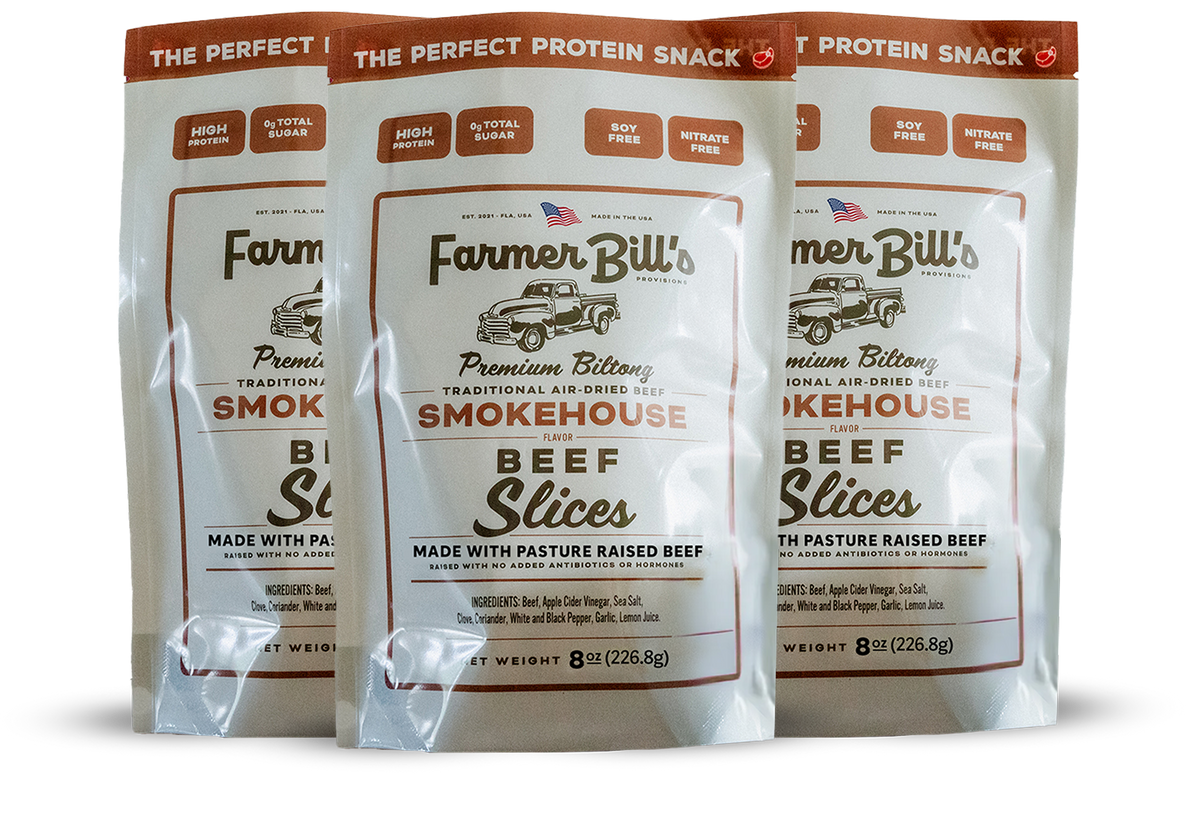 1/2 lb Sliced Smokehouse Beef Biltong, *BUNDLE ITEM from Farmer Bill's Provisions
