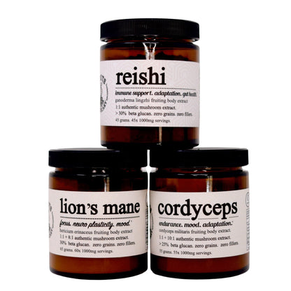 3 pack shroom stack., Supplement from Roots Apothecary