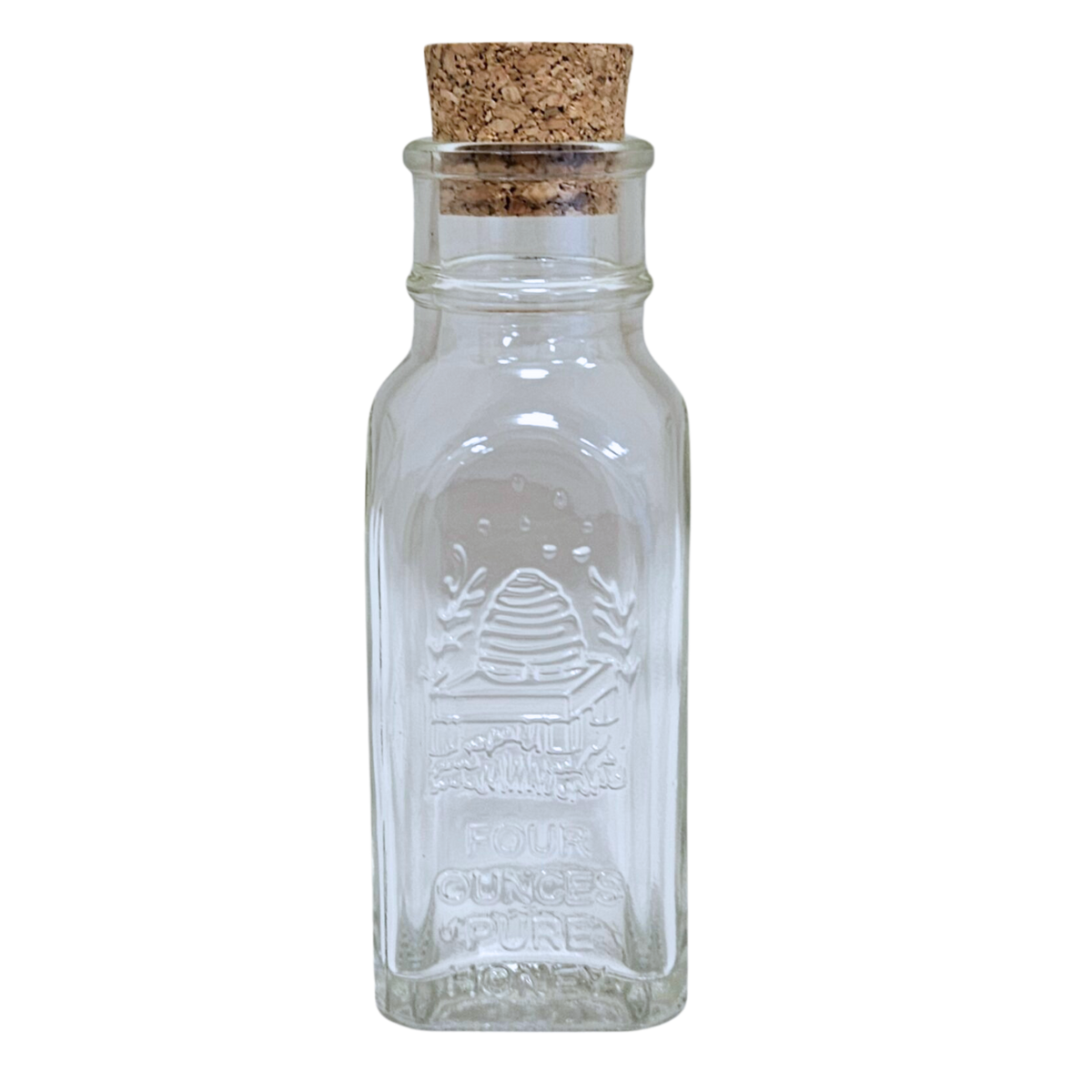 4 oz Glass Muth Jars w/ Corks, Food Storage Containers from Foxhound Bee Company
