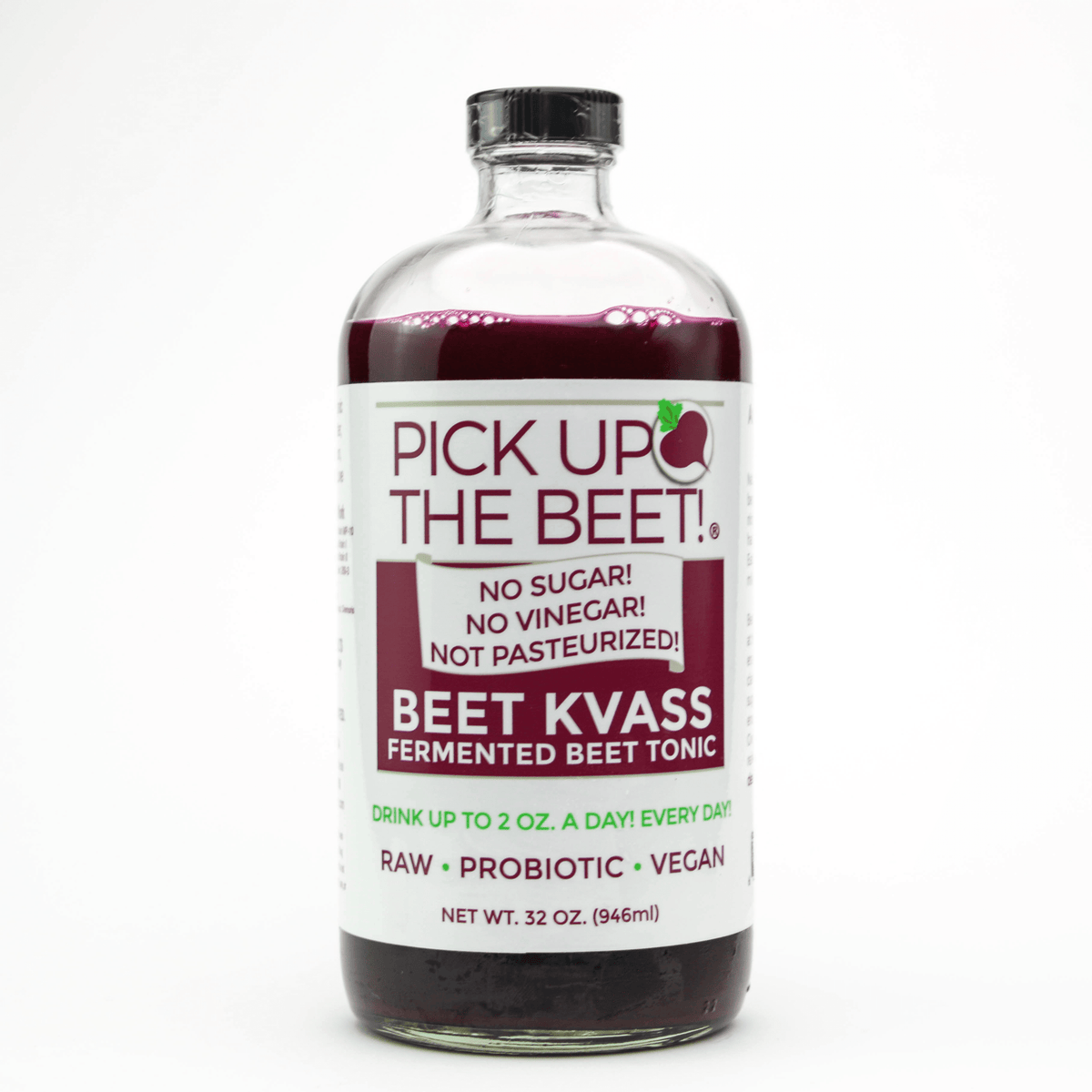 Pick Up The Beet Juice Kvass - Nitric Oxide Tonic With Live Cultures, Beverage from Garden Goddess