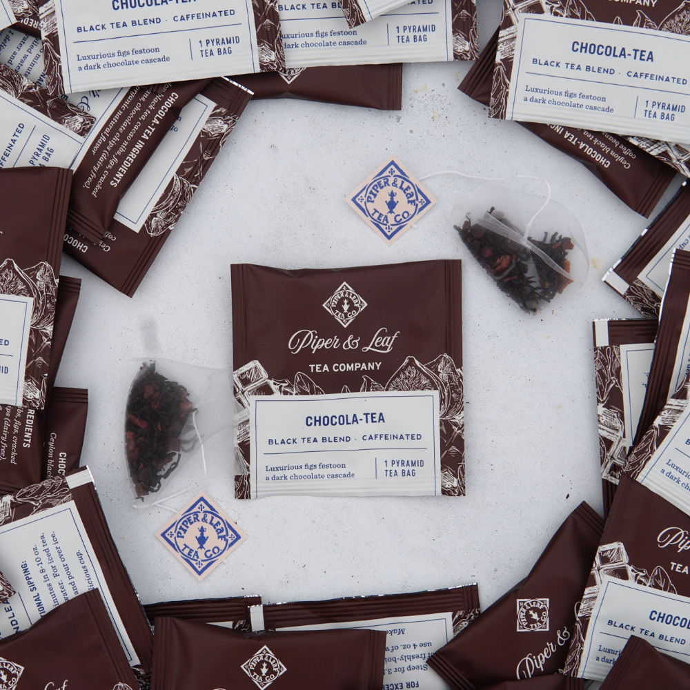 Chocola-Tea Case of Individually Wrapped Tea Bags- 50ct