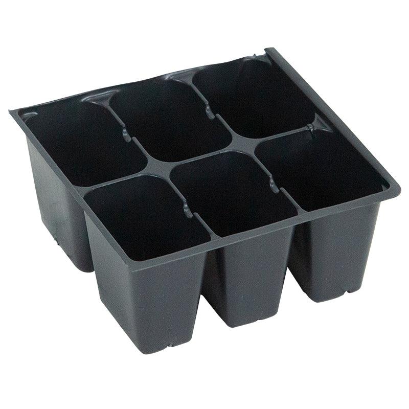 6-Pack Planting Containers for 1020 Tray - Standard (Sheet of 8), Garden from Grow Organic