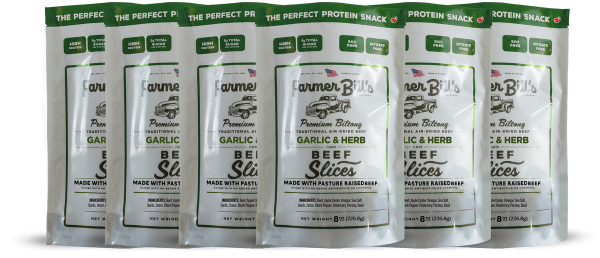 1/2 lb Sliced Garlic & Herb Beef Biltong, image 6 of 6