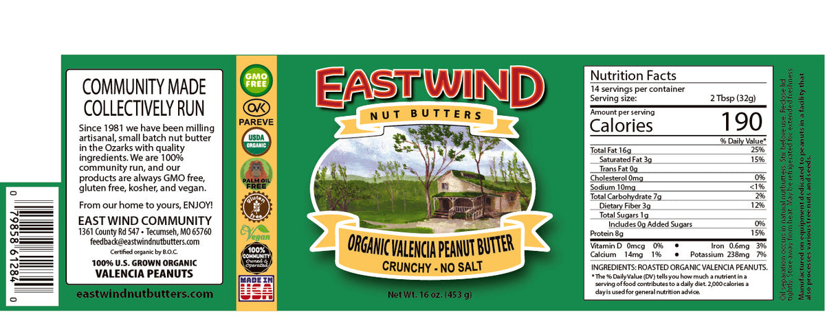 Organic Valencia Peanut Butter