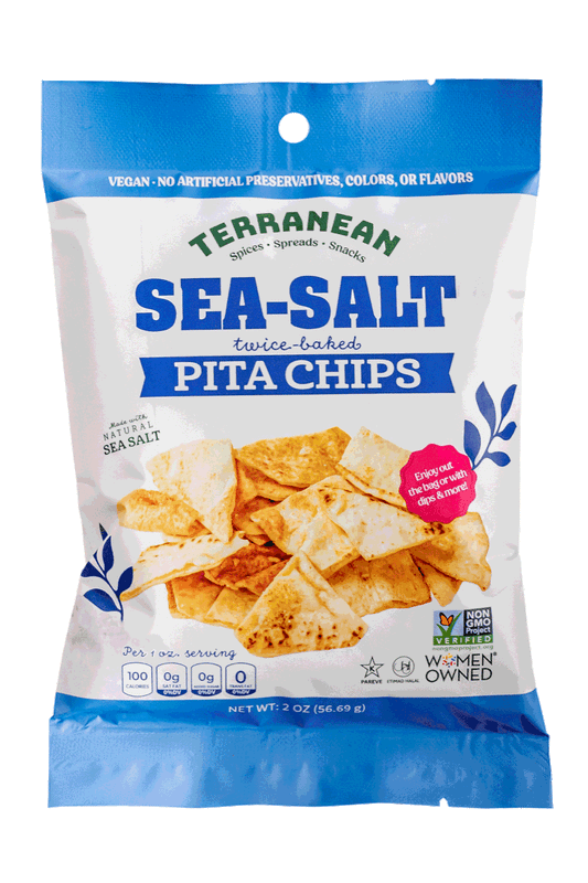 Sea Salt Chips (2 oz.) 3-pack from Terranean Spices, Spreads & Snacks