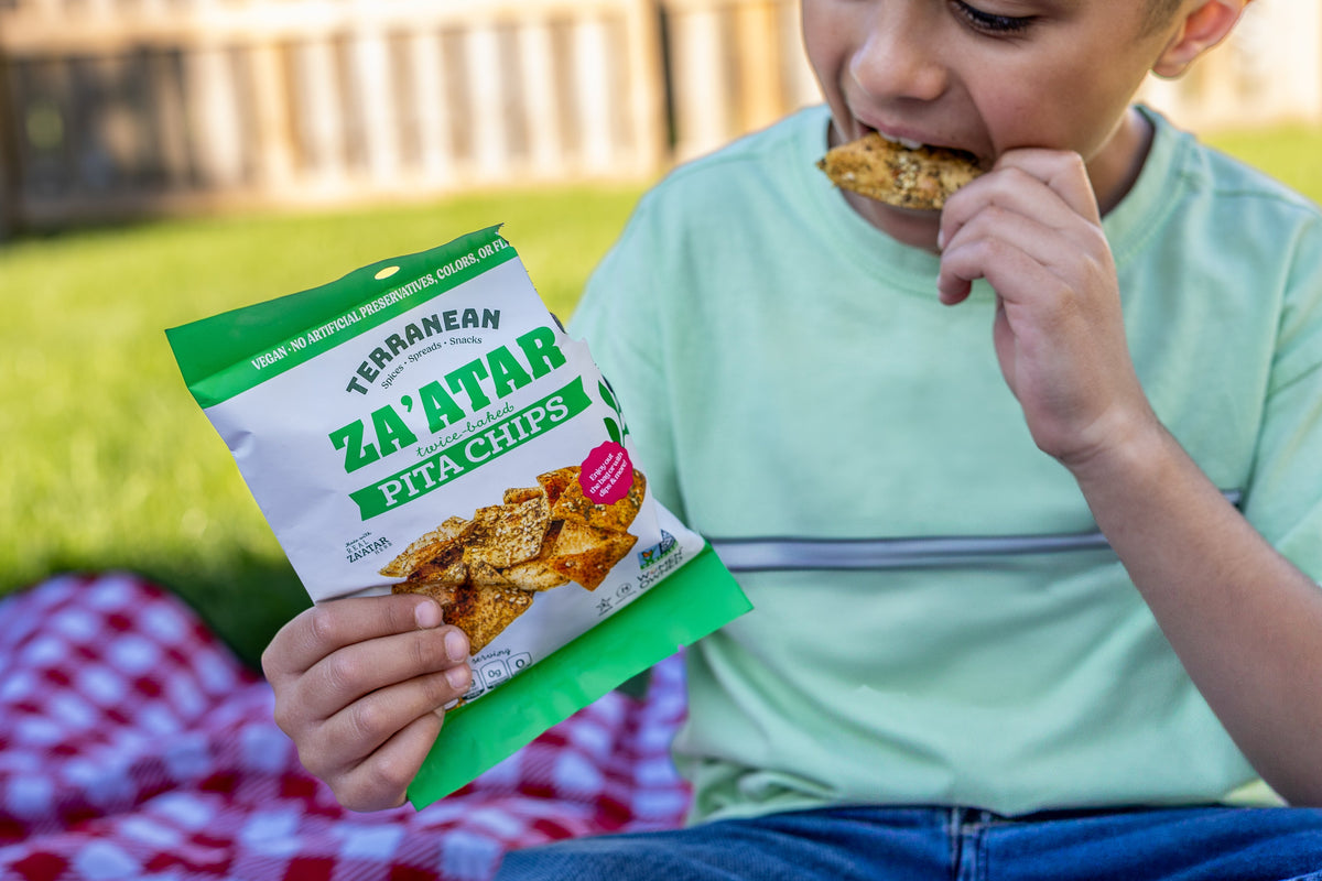12 Pack of Pita Chips (2 oz.) - Choose your flavor from Terranean Spices, Spreads & Snacks