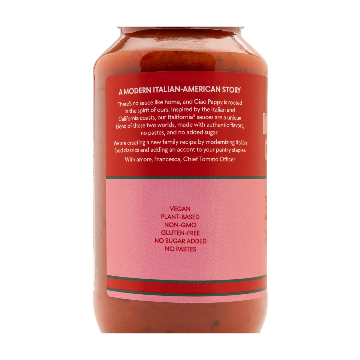 Marinara Classico – Garlic & Basil Tomato Sauce