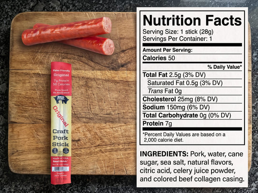 Craft Pork Snack Sticks - One Case (20 sticks), image 2 of 14