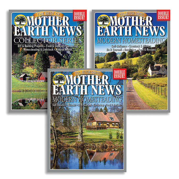 Mother Earth News Self-Sufficiency Set, Magazines from Mother Earth News