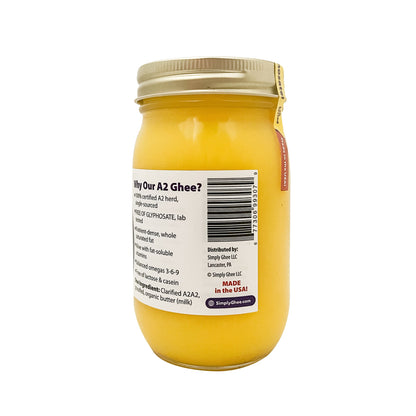 A2 Grassfed Non-GMO Ghee 16oz - Case of 12, Dairy from Shop Simply Ghee