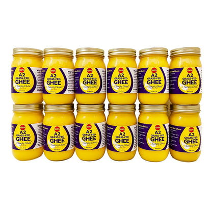 A2 Grassfed Non-GMO Ghee 16oz - Case of 12, Dairy from Shop Simply Ghee