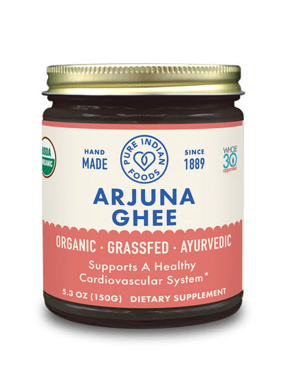 Arjuna Ghee, Certified Organic - 5.3 oz, Vitamins & Supplements from Pure Indian Foods