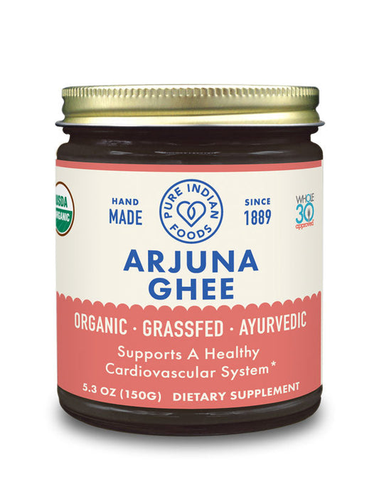 Arjuna Ghee, Certified Organic - 5.3 oz, Vitamins & Supplements from Pure Indian Foods