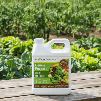 AgroThrive Organic General Purpose Fertilizer (1 gal), Garden from Grow Organic