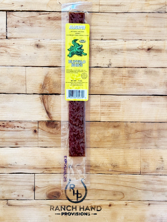 Alligator Jerky — Mild, Meat from Ranch Hand Provisions