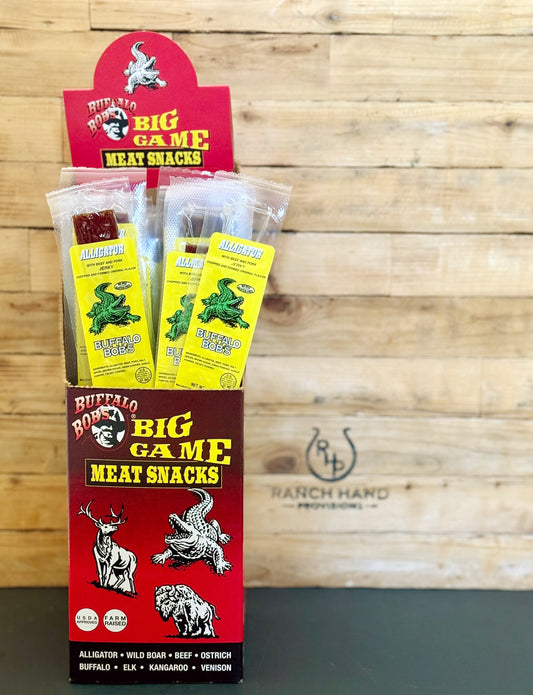 Alligator Jerky — Mild, Meat from Ranch Hand Provisions