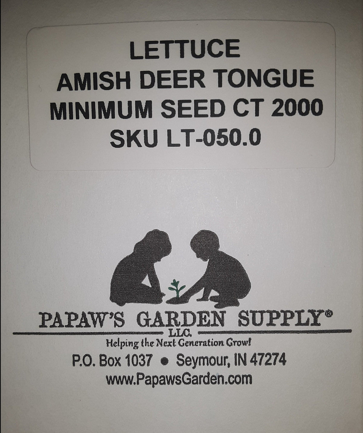 Amish Deer Tongue Lettuce Seeds, image 3 of 5