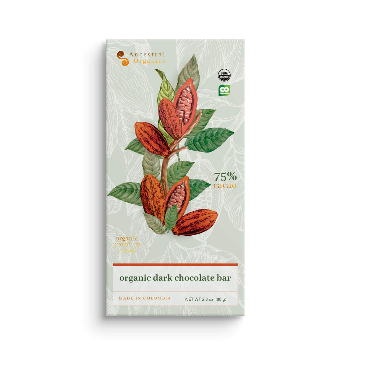 Organic Dark Chocolate Bar by Ancestral Organics