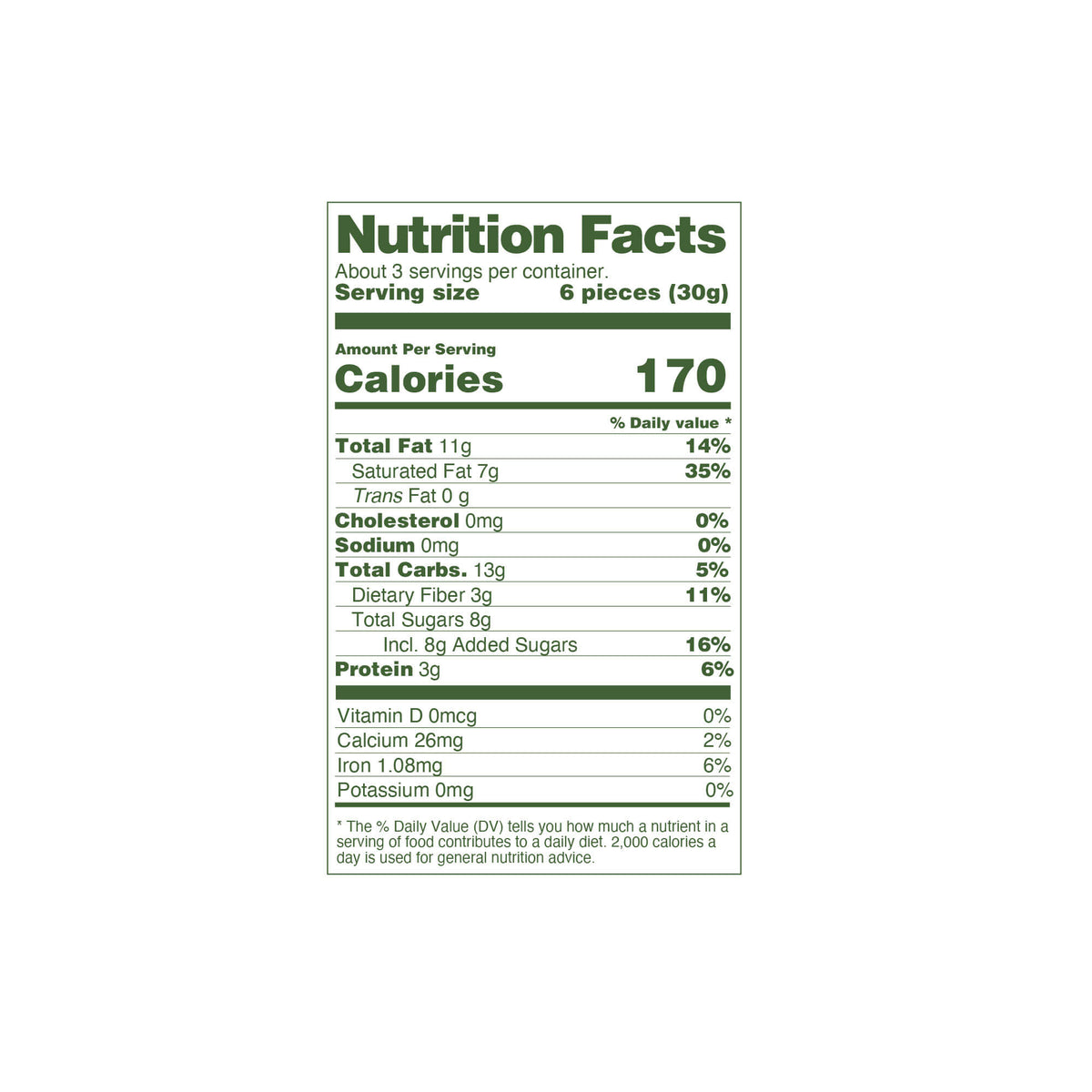 Organic Dark Chocolate Bar with Cacao Nibs, image 3 of 3
