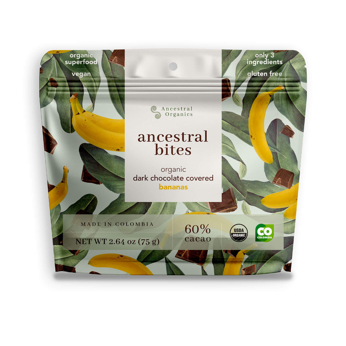 Organic Dark Chocolate Covered Banana by Ancestral Organics