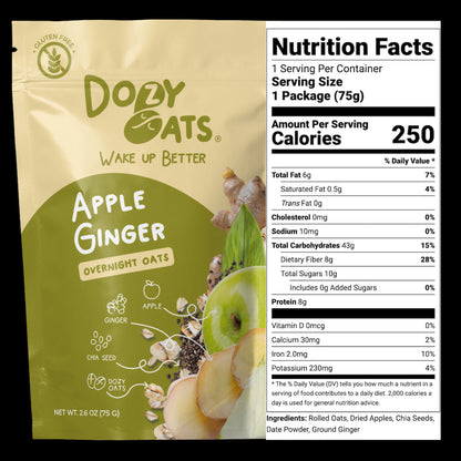 10-Pack Sampler Box with jar, Box from Dozy Oats