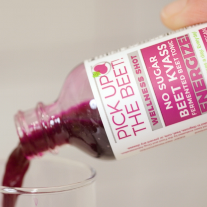 Try Before You Buy - 2 x 2oz Organic Raw Beet Juice Kvass (Code: TRYB4BUY), Beverage from Garden Goddess