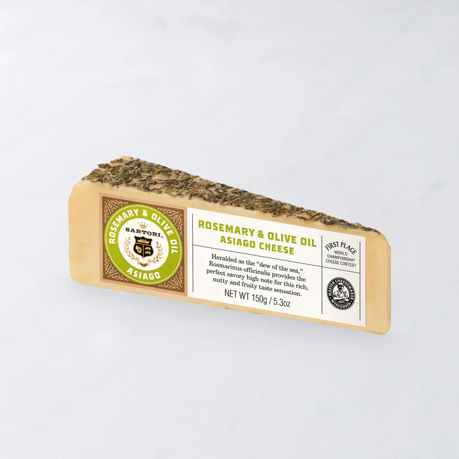 Asiago w/ Rosemary, Cheese from Keystone Cheese