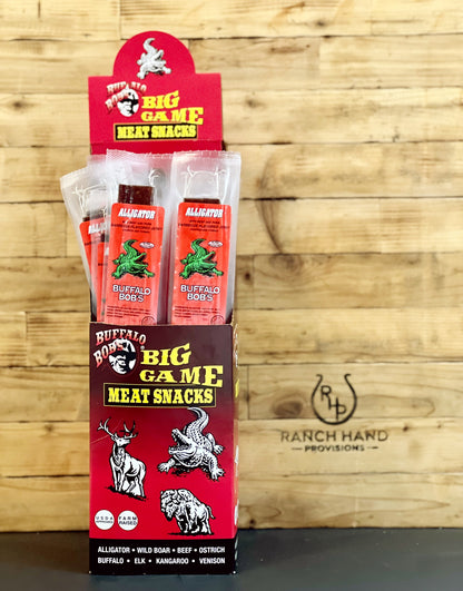 Alligator Jerky — BBQ Style, Meat from Ranch Hand Provisions