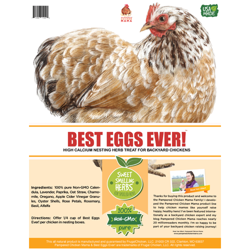 Best Eggs Ever! Nesting Herbs (Chamomile, Roses, Lavender, Cornflowers, & Calendula) For Pet Chickens, Animals & Pet Supplies from Dahlia Pets