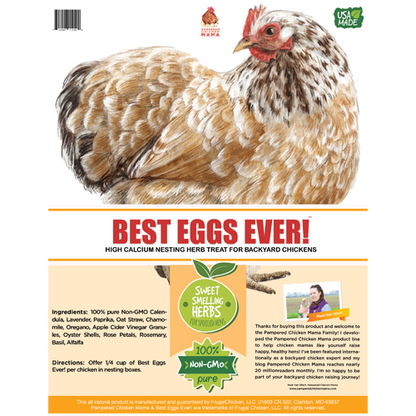 Best Eggs Ever! Nesting Herbs (Chamomile, Roses, Lavender, Cornflowers, & Calendula) For Pet Chickens, Animals & Pet Supplies from Dahlia Pets